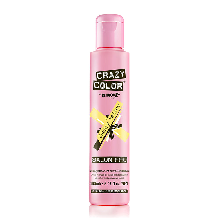 Crazy Color Hair Color Cream 49 Canary Yellow 5.07 oz 003507