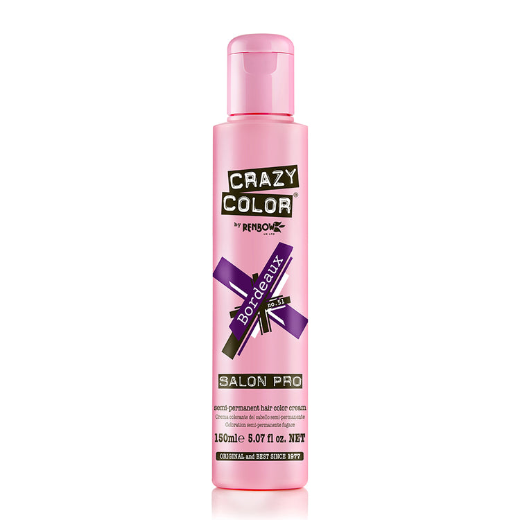 Crazy Color Hair Color Cream 51 Bordeaux 5.07oz 003509