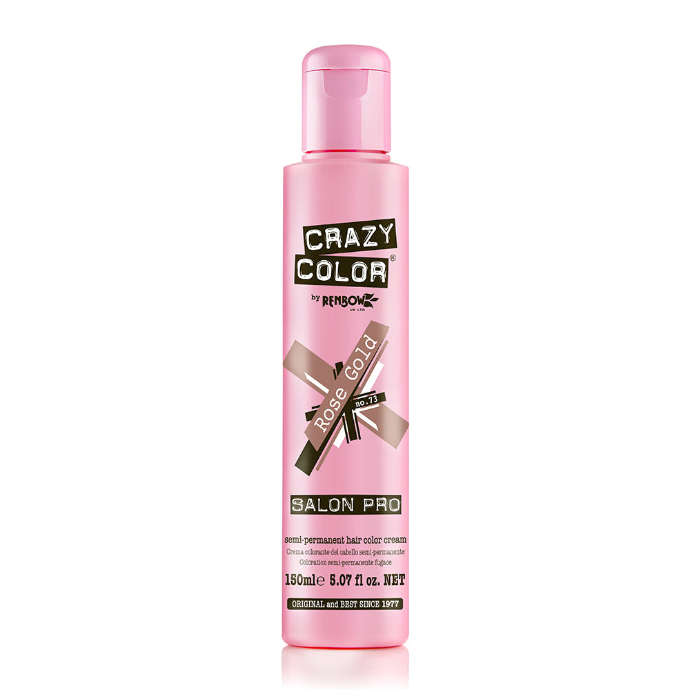 Crazy Color Hair Color Cream 73 Rose Gold 5.07oz 003529