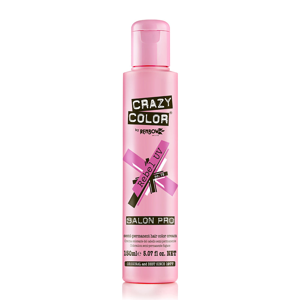 Crazy Color Hair Color Cream 78 Rebel UV 5.07oz 003534