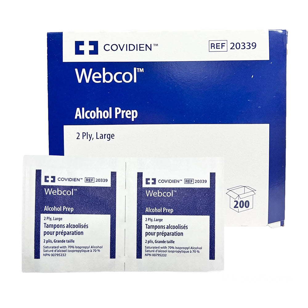 Covidien Webcol Alcohol Prep Large 2Ply Z20339