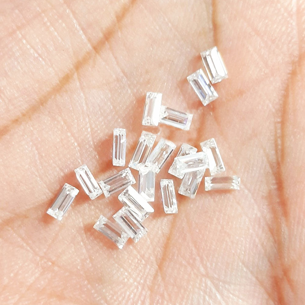 Nail Reflective Rhinestones Thin Strip Crystal 50pcs 20920