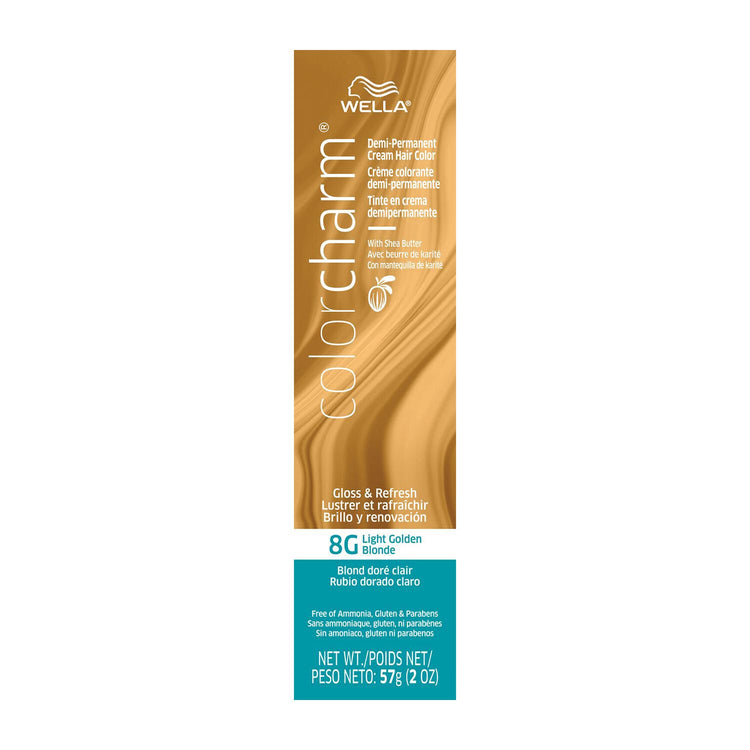 Wella Color Charm 8G Light Golden Blonde 2 oz 23178