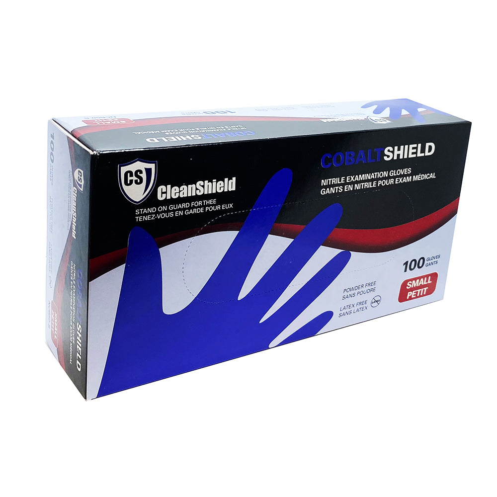 CleanShield Nitrile Exam Gloves Blue 100pcs Small110CB/73282