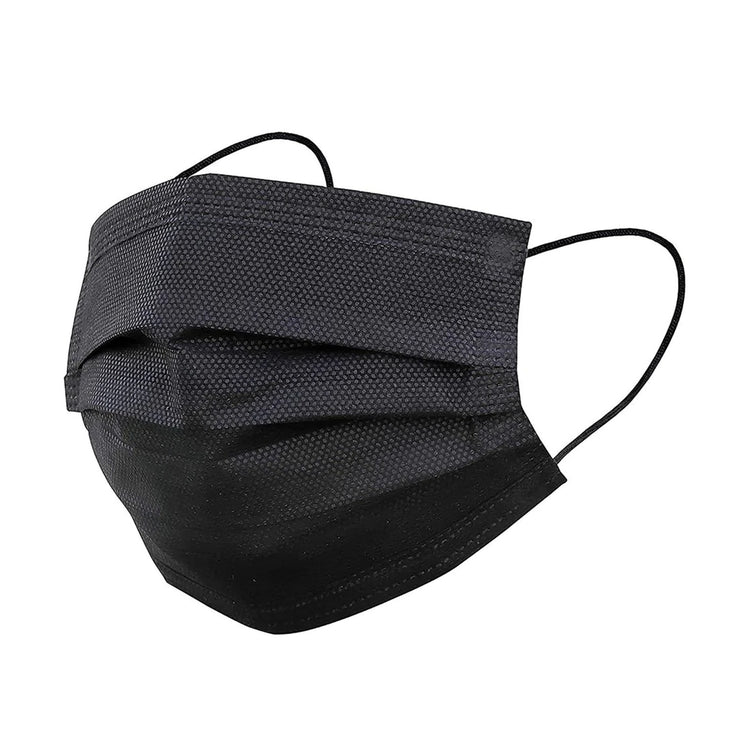 Silk B Earloop Face mask 50 pcs Black 25968 FMB50