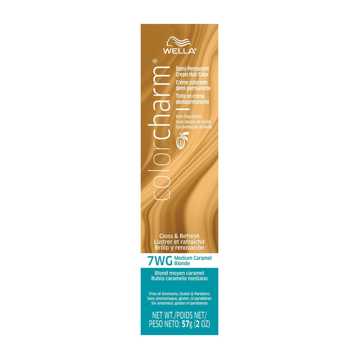 Wella C.C. Cream Hair Color 7WG Med Caramel Blonde 2oz 31163