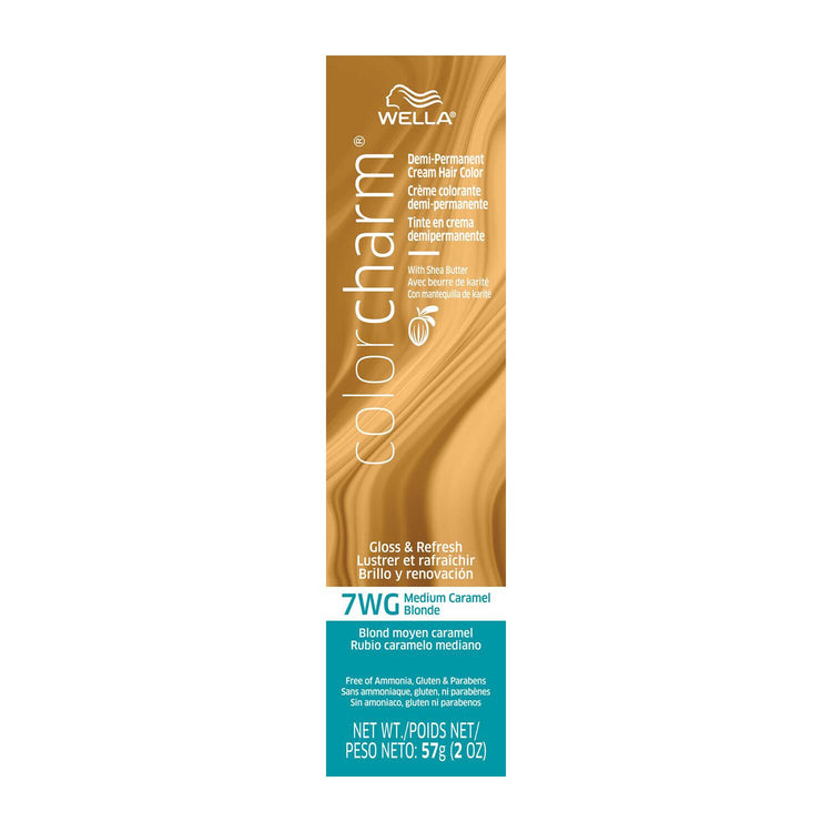 Wella C.C. Cream Hair Color 7WG Med Caramel Blonde 2oz 31163