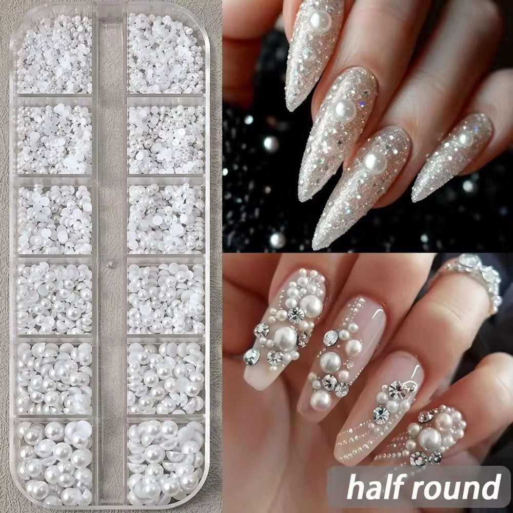 Mini Caviar Pearl Beads Nail Art Decorations 31705