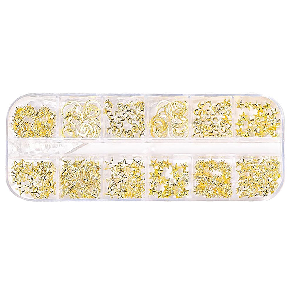 Nail Art Decorations Metal Gold 35209