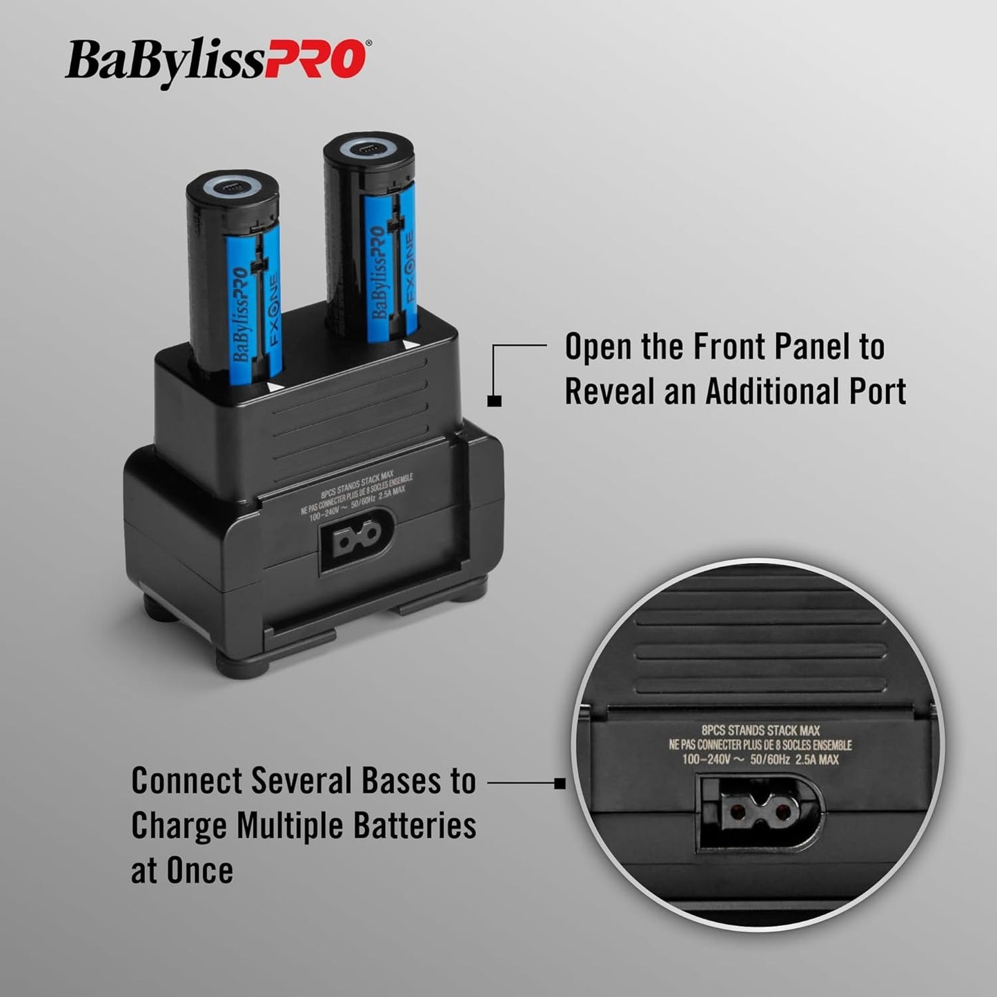 BaBylissPRO FXONE Dual Charging Prepack FXC2BPPK 49059
