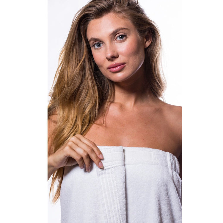 Silver Star Spa Robe Shower Wrap Velcro M 17570
