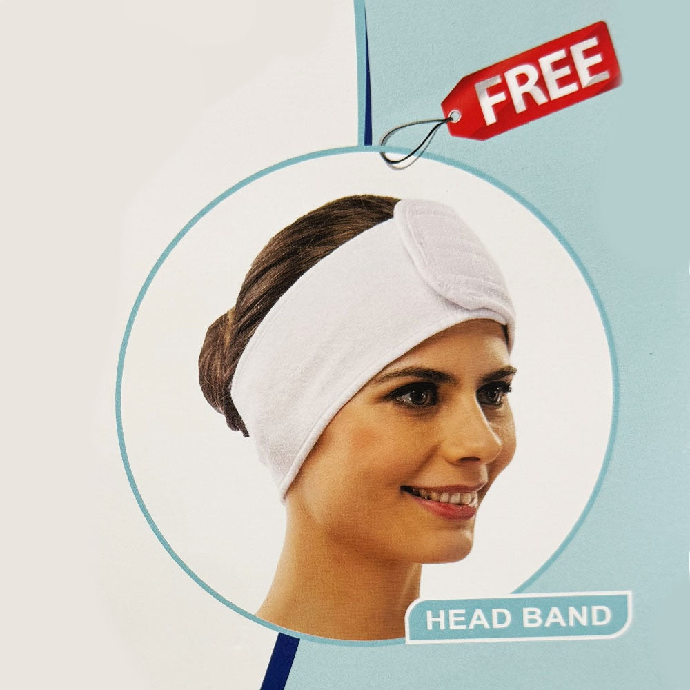 Silver Star Spa Robe Shower Wrap Velcro M 17570