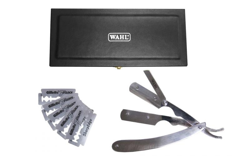 Wahl Barber Stainless Steel Straight Razor in Hard Case56756