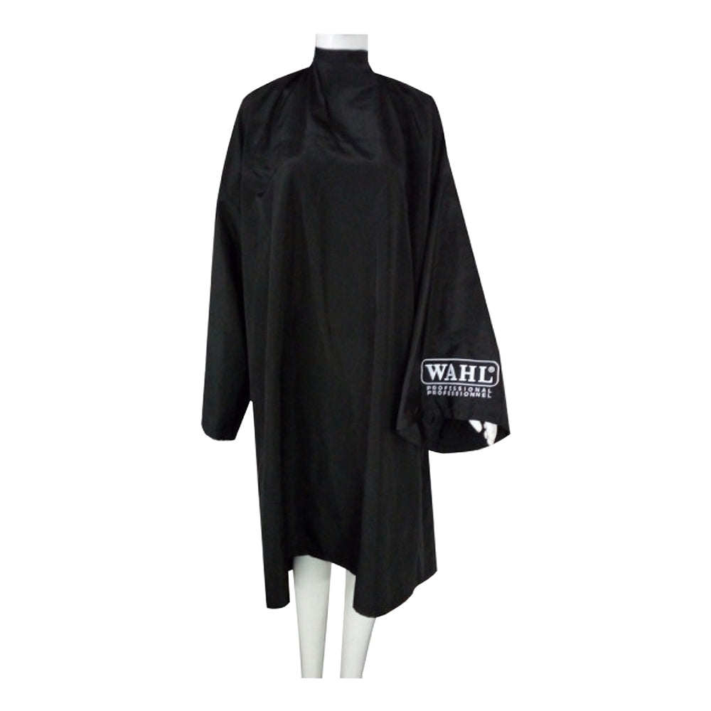 Wahl Salon Cape With Sleeves Black 66" x 45" 56762