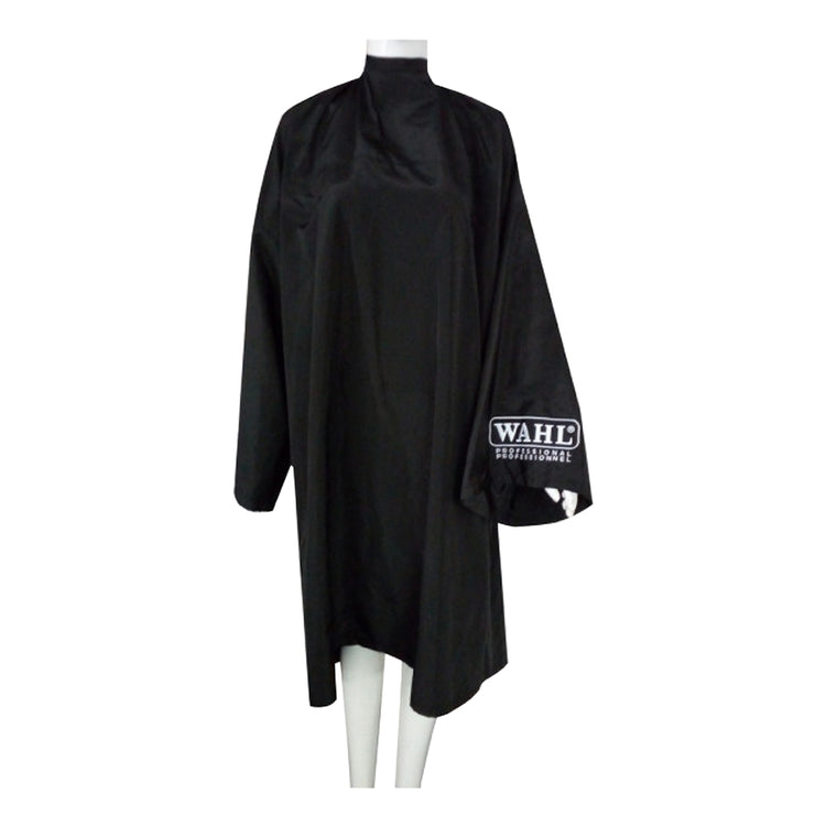 Wahl Salon Cape With Sleeves Black 66" x 45" 56762