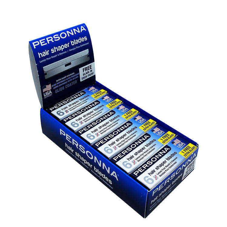 Personna Hair Shaper Blades 12 Packs of 6 BP8800P 60214