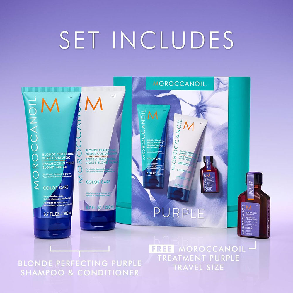 Moroccanoil Spring Purple Set 4pk RMO-MOR-XD100 77690