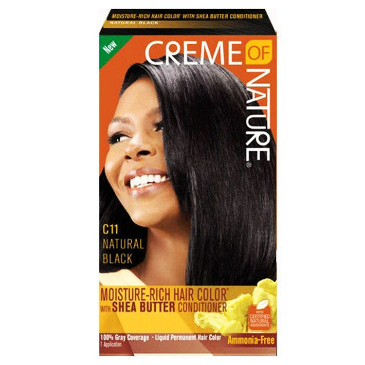 Creme Of Nature Hair Color/Conditioner C11 Natural Blk 78011