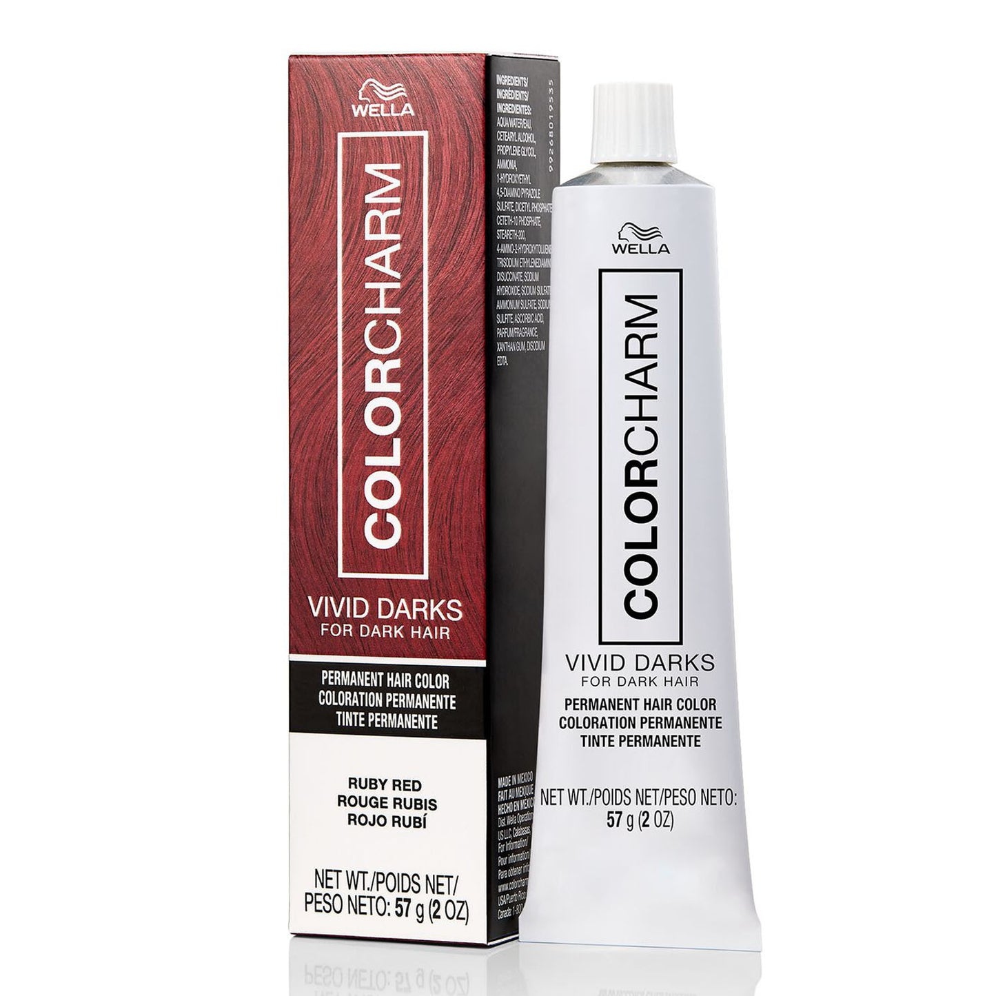 Wella Color Charm Vivid Darks Ruby Red 2 oz 08257