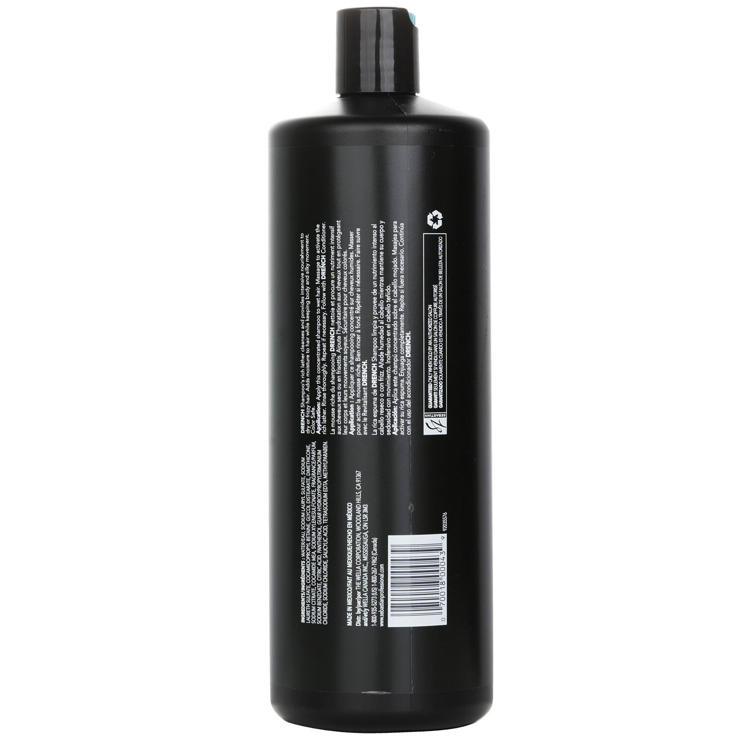 Sebastian Drench Moisturizing Shampoo 1000ml 89961