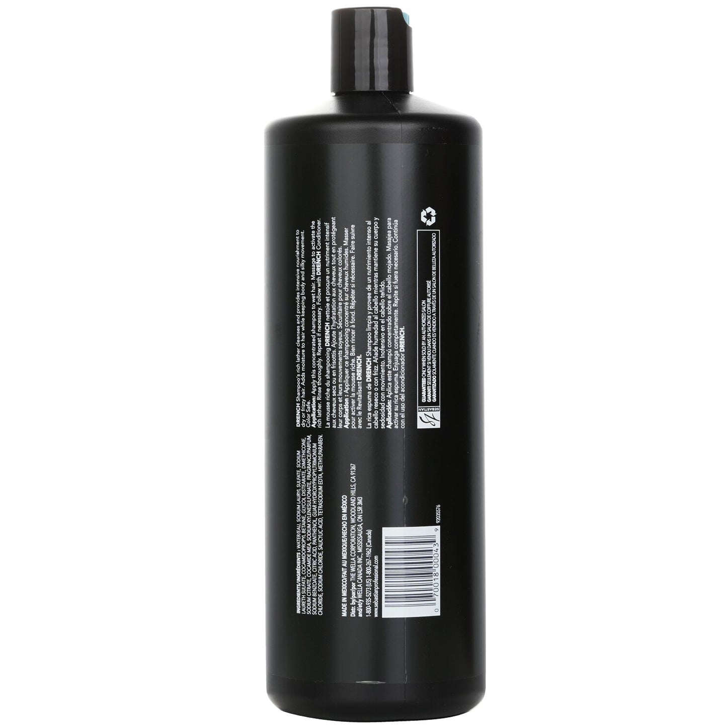 Sebastian Drench Moisturizing Shampoo 1000ml 89961
