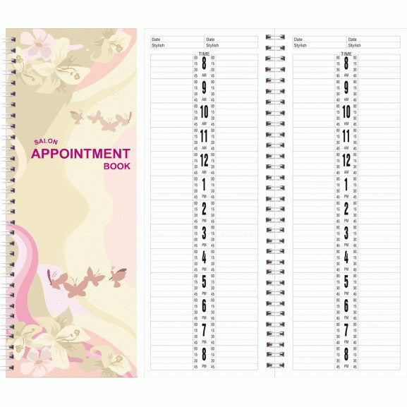 Deluxe Salon Appointment Book - 2 Column AB102