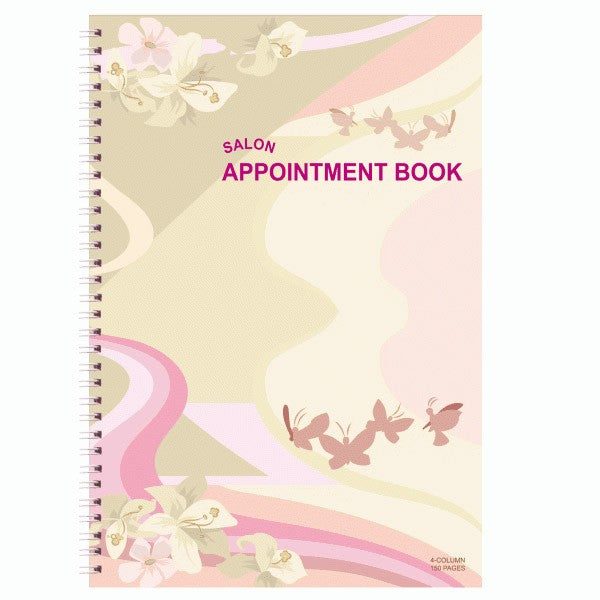Deluxe Salon Appointment Book - 4 Column AB104