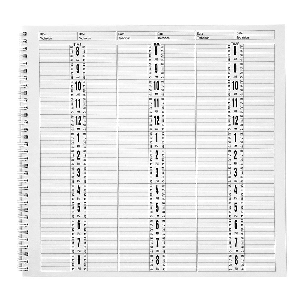 Deluxe Salon Appointment Book - 6 Column Flower AB116 20128