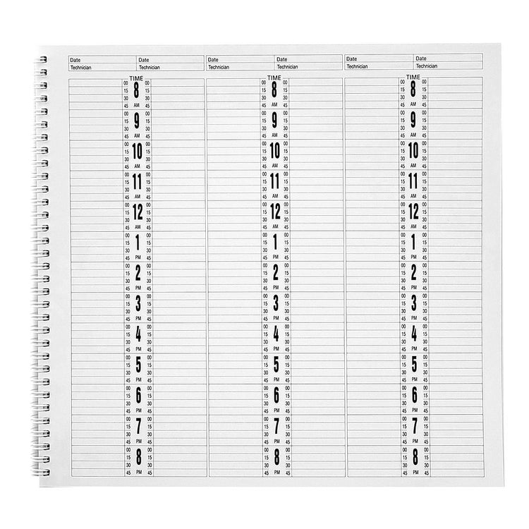 Deluxe Salon Appointment Book - 6 Column Flower AB116 20128