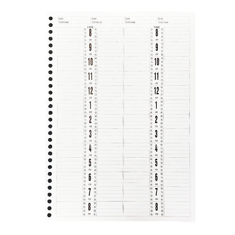 Daniel Stone 4-Column Appointment Book Refill 200Pgs AB224R