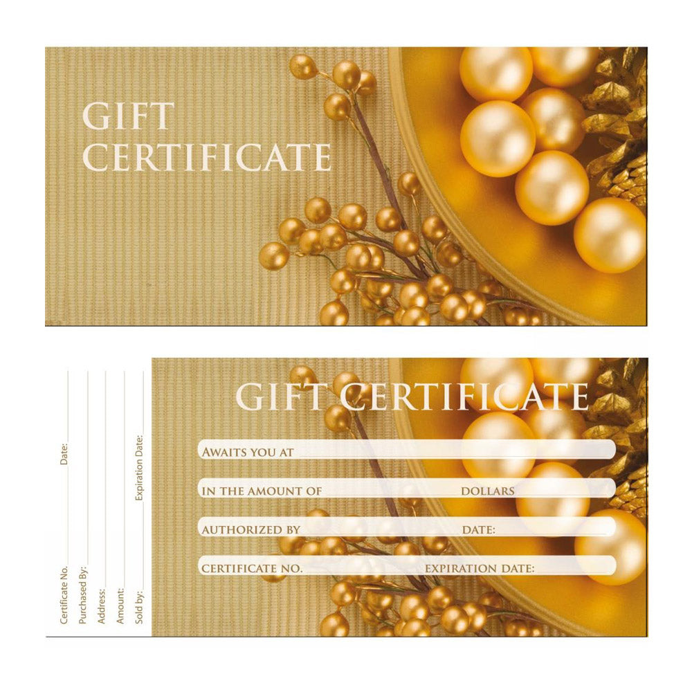 Gift Certificate 50PK GC106 (GC06)