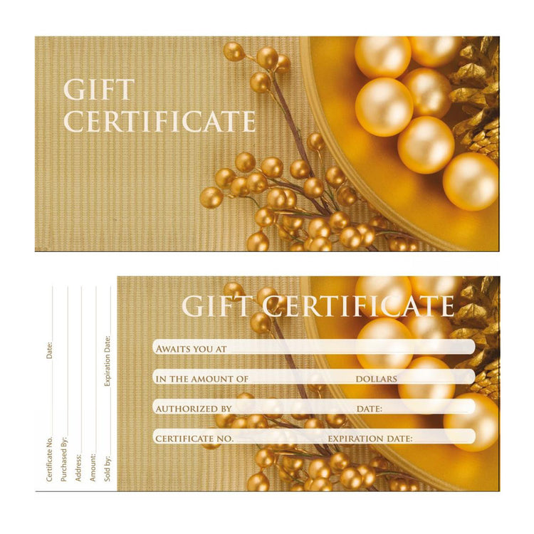 Gift Certificate 50PK GC106 (GC06)