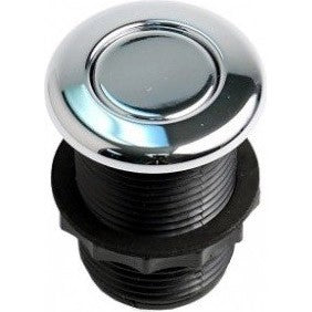 External Button Air on/off Switch - Chrome - 0.08 lb - 18047