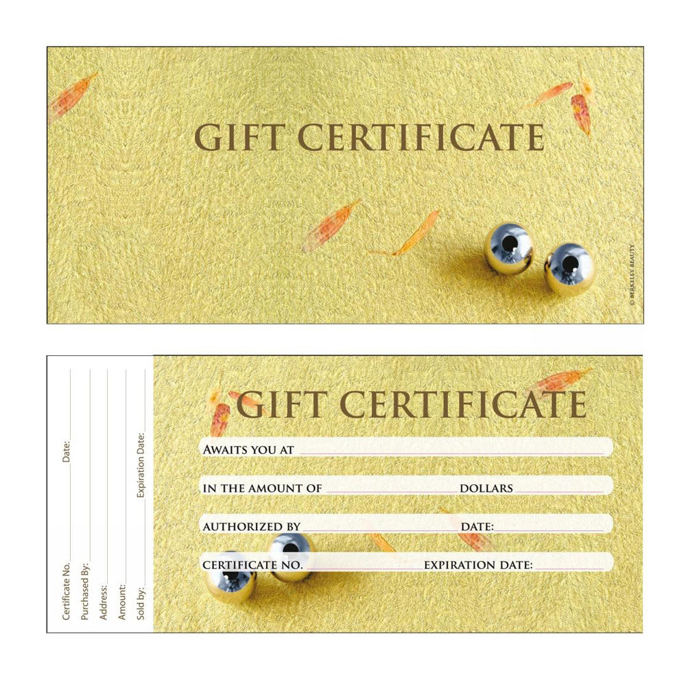 Gift Certificate 50PK GC105 (GC05)
