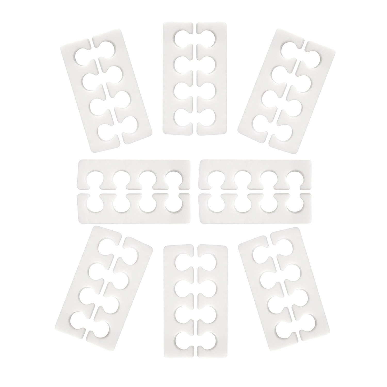 Ikonna Finger & Toe Separators - White 120pairs #TS-W1
