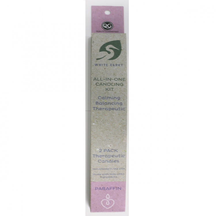 White Egret Paraffin Therap. Candles 1/2",2PK- PAR2PK #02094