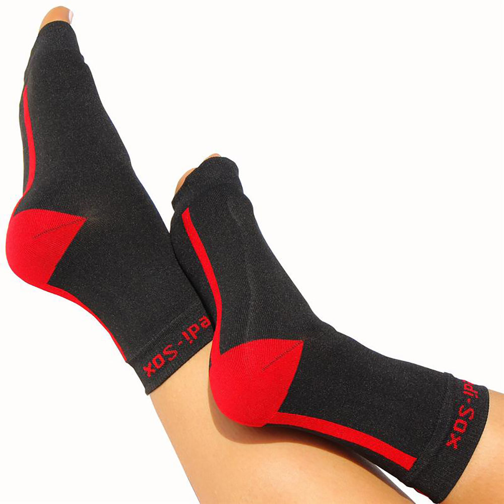 Original Professional Pedi-Sox Black/Red Stripe PSL-621