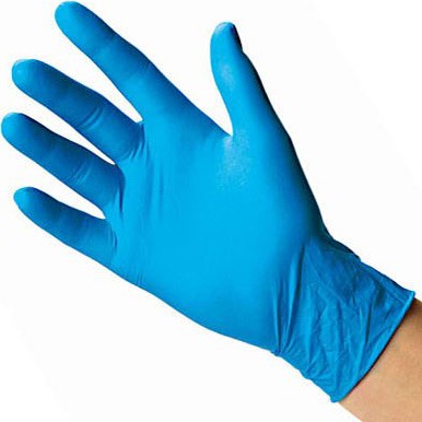Hands On Nitrile Cobalt P/F Blue Gloves 100PC Large 130CB