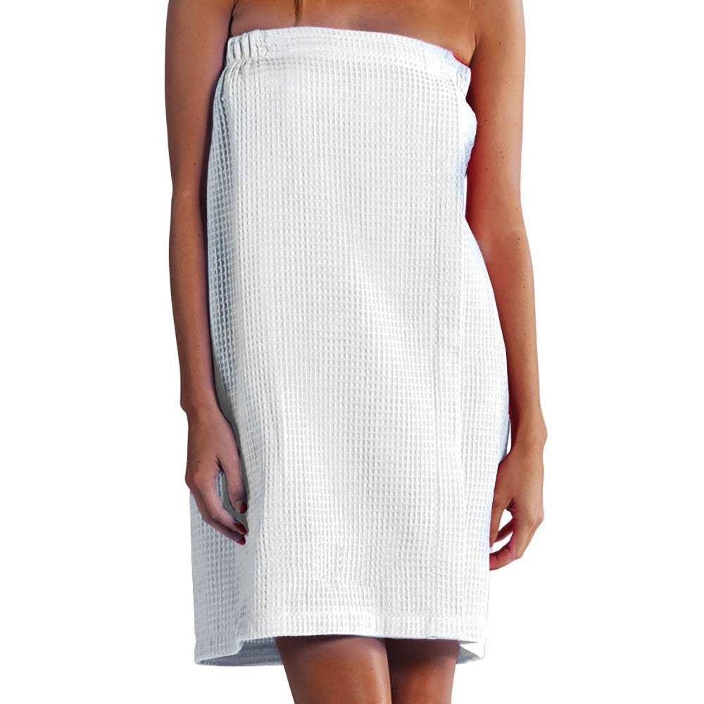 PI Silk-B Waffle Gown - Shower Wrap Velcro WGSV 26023