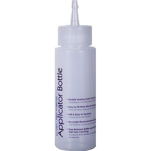 Applicator Bottle, Cylinder W/Yorker Top,38MM Neck 8oz,8-CYT