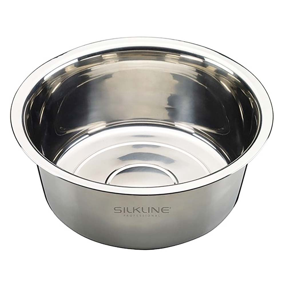 Silkline Steel Pedicure Bowl - SLPEDIBOWLC #02269
