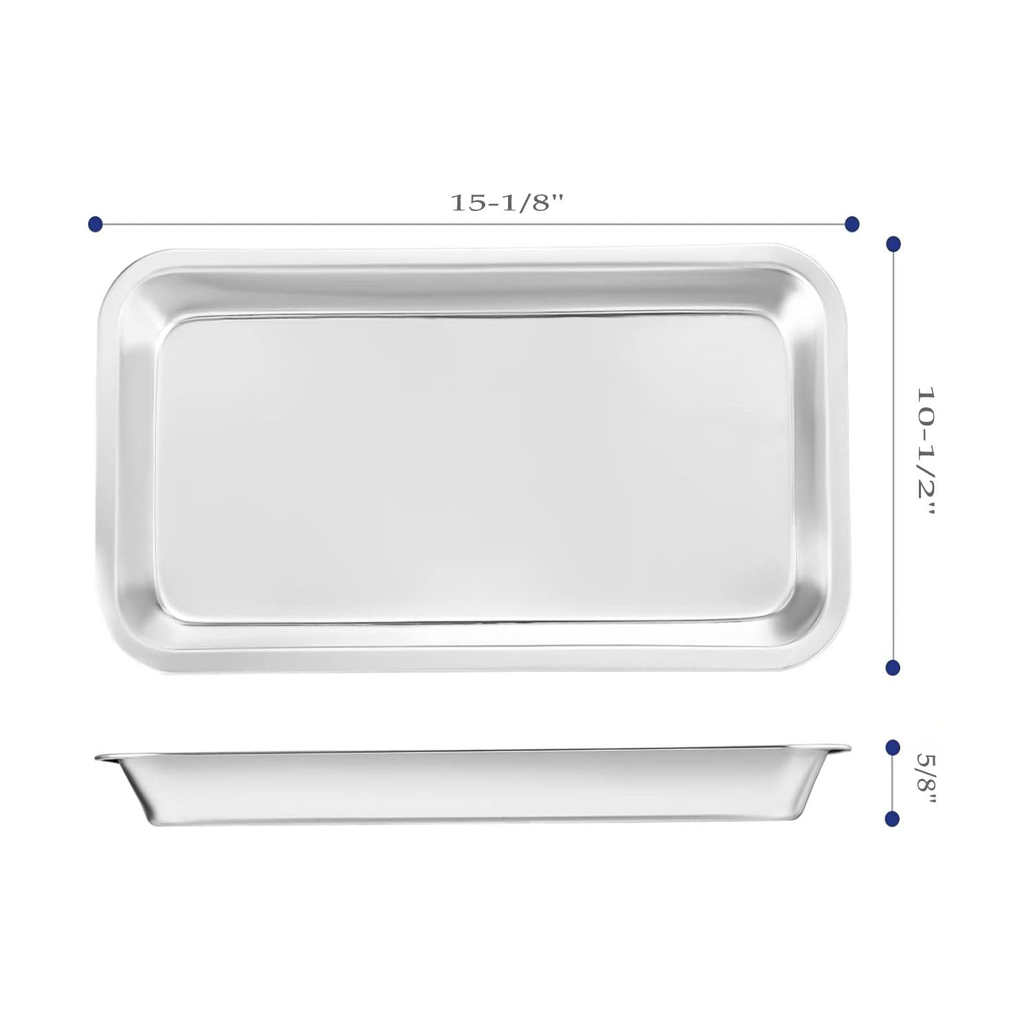 TECHMED Stainless Steel Instrument Tray 4262