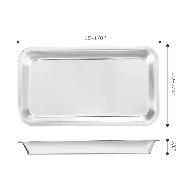 TECHMED Stainless Steel Instrument Tray 4262