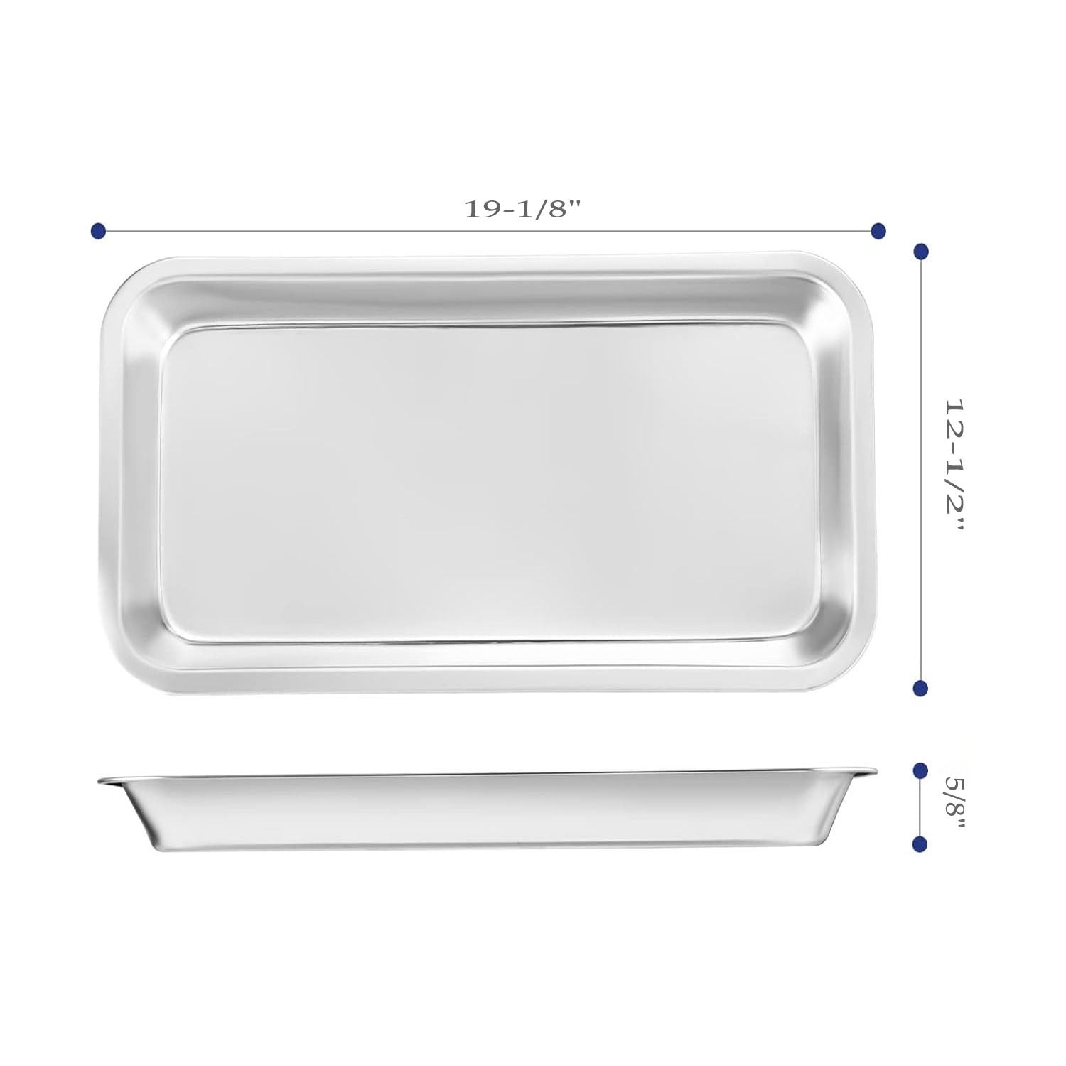 TECHMED Stainless Steel Instrument Tray 4264