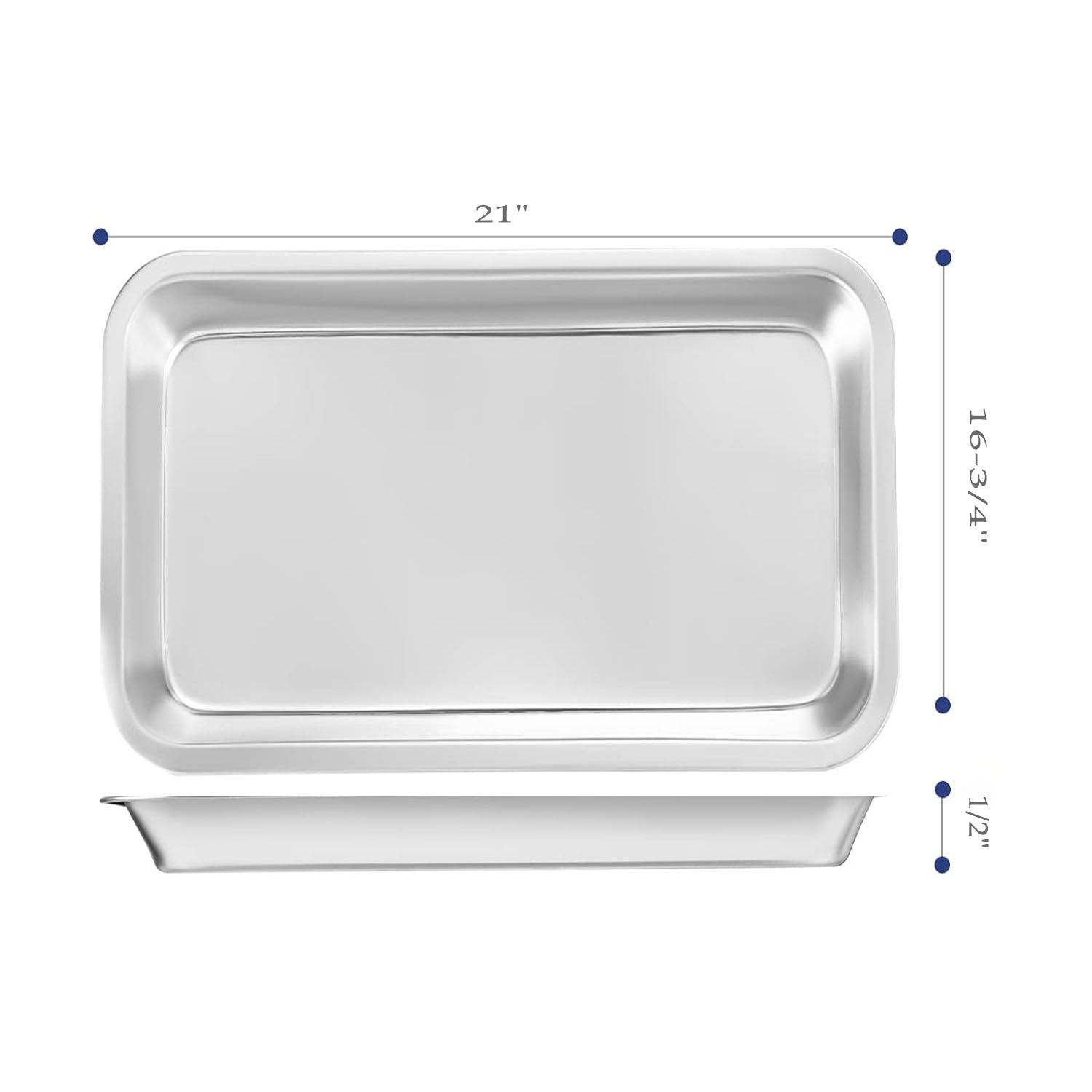 TECHMED Stainless Steel Instrument Tray 4266
