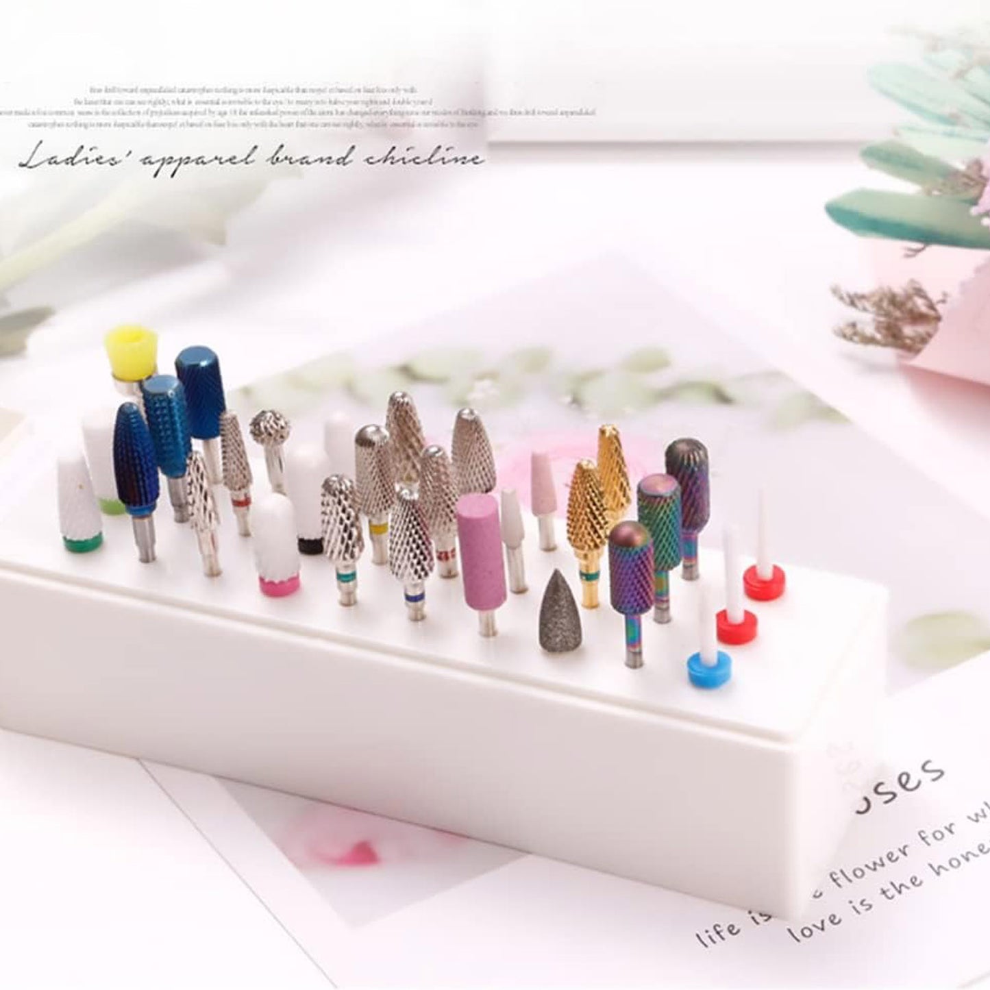 Cre8tion Nail Filing Bit Holder 30 Holes 10380