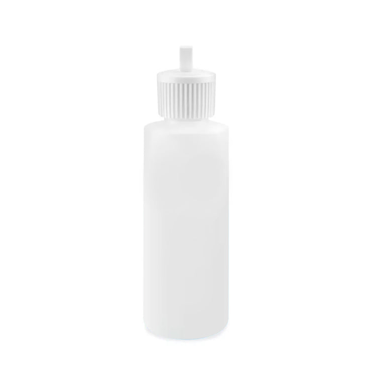 Natural Cylinder Bottles - 4 oz, Flip Top Cap 14500