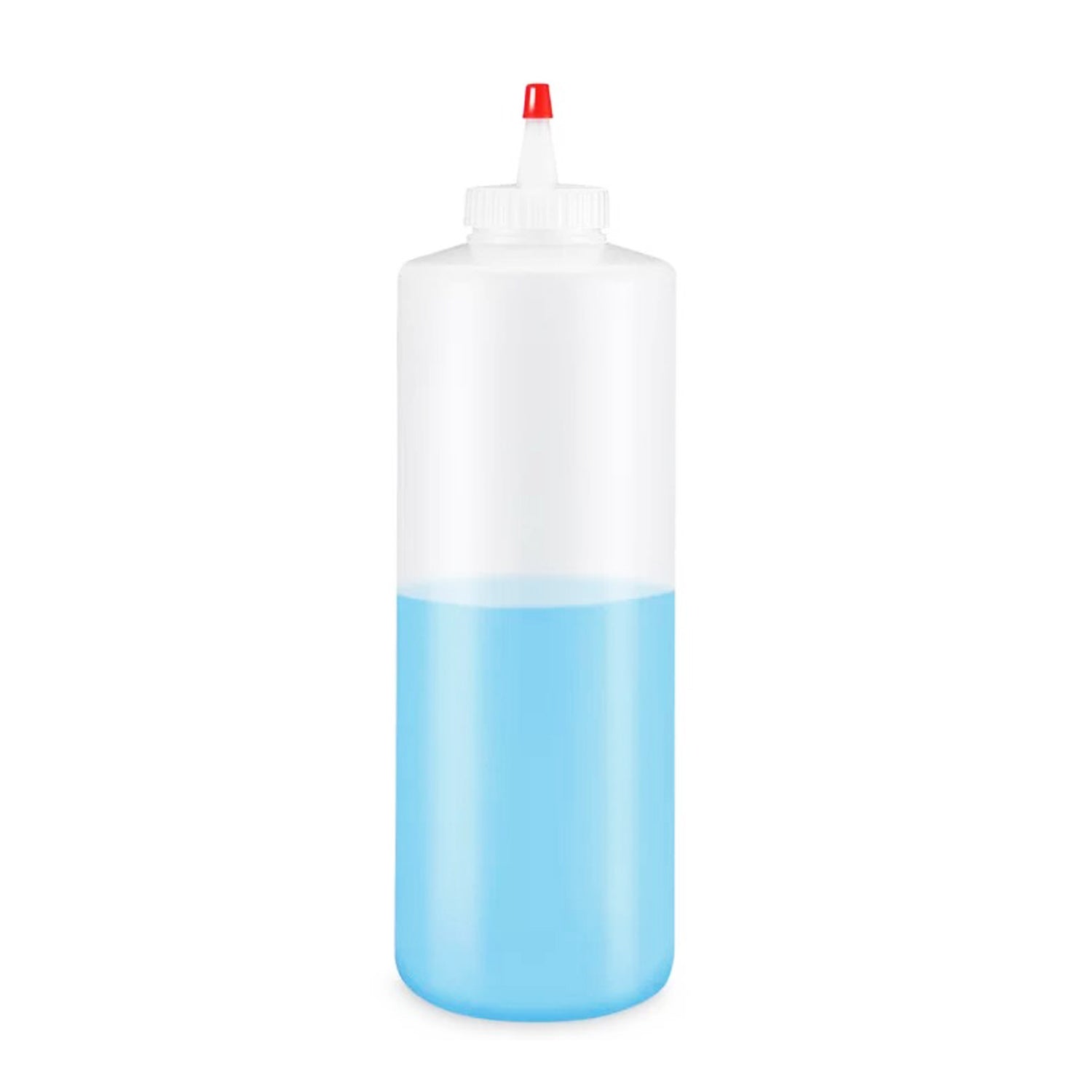 Plastic Squeezable Cylinder Bottle 12 oz 18125