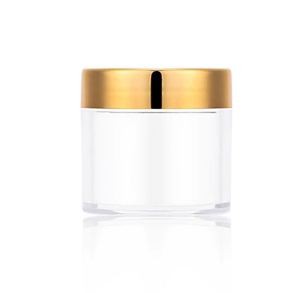 Clear Empty Plastic Cosmetic Makeup Jar 1oz 19082