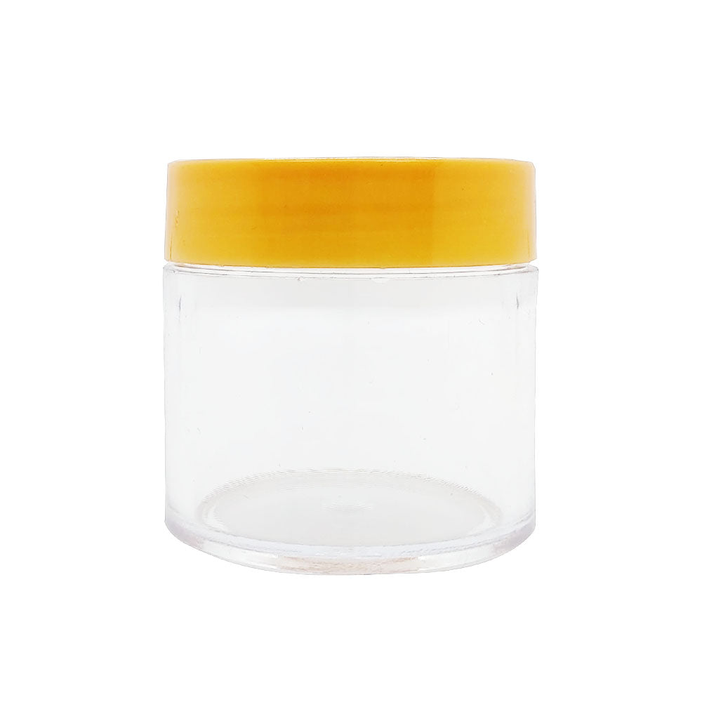 Berkeley Clear Thick-Wall Round Jar Gold Cap 30ml BJ300GD